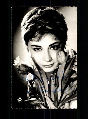Violetta Ferrari Kolibri Autogrammkarte Original Signiert + F 4677