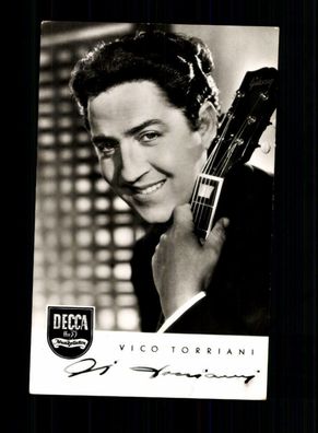 Vico Torriani decca Autogrammkarte Original Signiert + F 4724