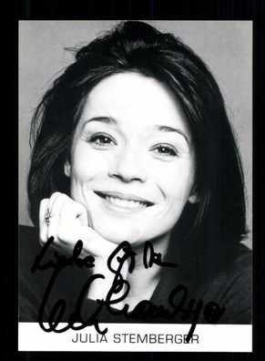 Julia Stemberger Autogrammkarte Original Signiert + F 5120