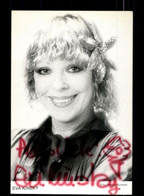 Eva Kinsky Autogrammkarte Original Signiert + F 3041