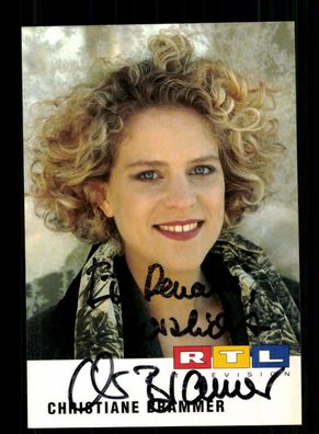 Christiane Brammer RTL Autogrammkarte Original Signiert + F 3210