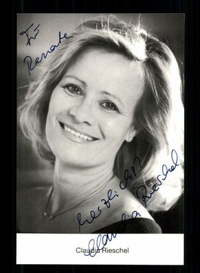 Claudia Rieschel Autogrammkarte Original Signiert + F 3314