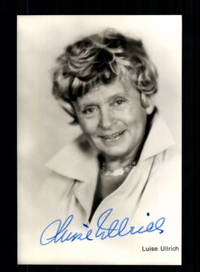 Luise Ullrich Rüdel Autogrammkarte Original Signiert + F 3382