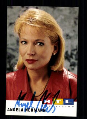 Angela Neumann RTL Autogrammkarte Original Signiert + F 3595