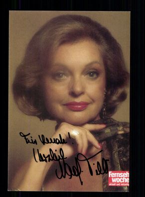Nadja Tiller Autogrammkarte Original Signiert + F 3623