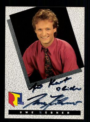Uwe Hübner RTL Plus Autogrammkarte Original Signiert + F 3703