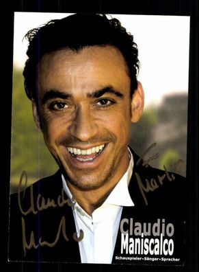 Claudio Maniscalco Autogrammkarte Original Signiert + F 3945