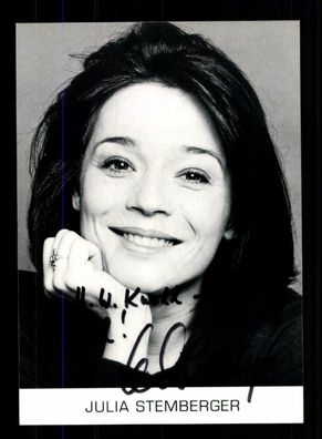 Julia Stemberger Autogrammkarte Original Signiert + F 3983