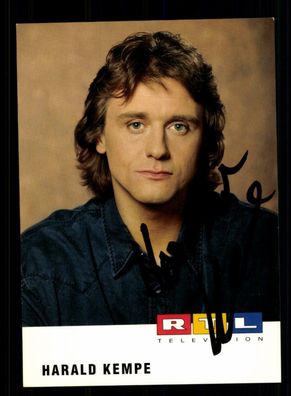 Harald Kempe RTL Autogrammkarte Original Signiert + F 4155