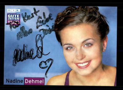 Nadine Dehmel RTL Autogrammkarte Original Signiert + F 4285