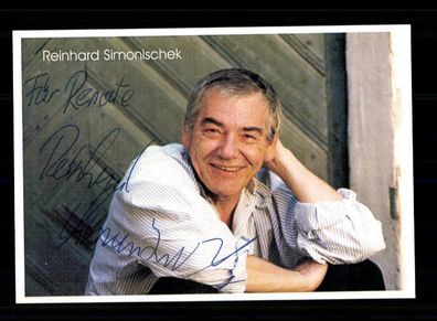 Reinhard Simonischek Autogrammkarte Original Signiert + F 4295