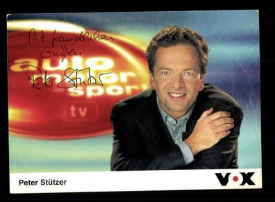 Peter Stützer Auto Motor Sport Autogrammkarte Original Signiert + F 4375