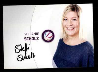 Stefanie Scholz SAT 1 Autogrammkarte Original Signiert + F 4385