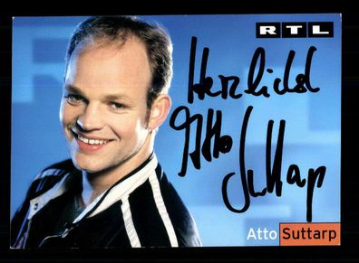 Atto Suttarp RTL Autogrammkarte Original Signiert + F 4408
