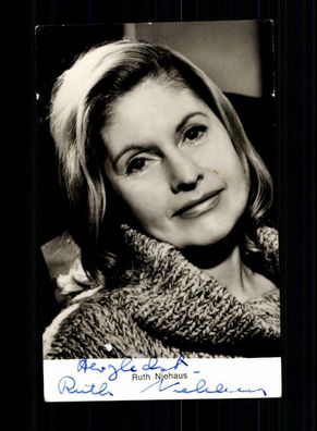 Ruth Niehaus Rüdel Autogrammkarte Original Signiert + F 4621