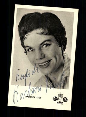 Barbara Kist Electrola Autogrammkarte Original Signiert + F 4742