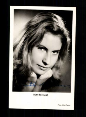 Ruth Niehaus Autogrammkarte Original Signiert + F 4750