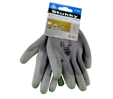 Arbeitshandschuh Stukky Handschuhe leicht Polyurethanbeschichtet grösse 7 - 11