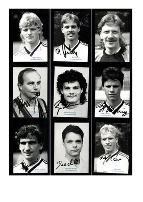 Autogrammkartensatz SG Wattenscheid 09 1988-89 23 Karten Original Signiert(1161)