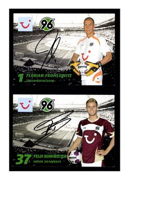 Autogrammkartensatz Hannover 96 2010-11 11 Karten Original Signiert(1374)