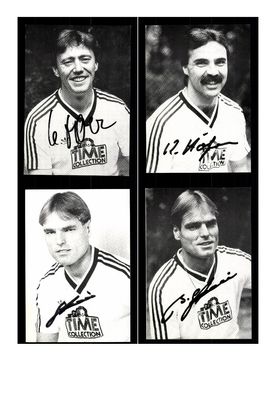 Autogrammkartensatz SG Wattenscheid 09 ca.1985 28 Karten Original Signiert(523)