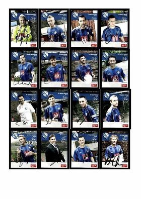 Autogrammkartensatz VFL Bochum 2007-08 37 Karten Original Signiert(224)