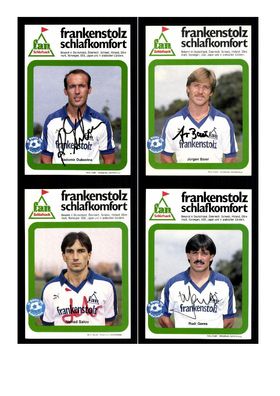 Autogrammkartensatz Viktoria Aschaffenburg 1986-87 21 Karten Original Sign(466)