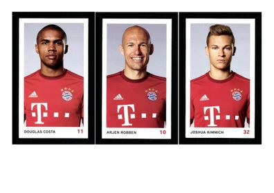 Autogrammkartensatz Bayern München 2015-16 27 Karten (2634)