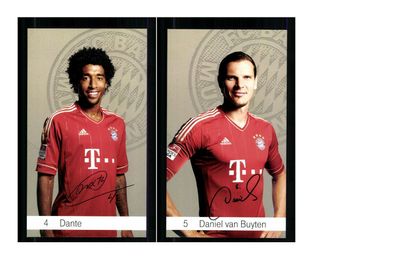 Autogrammkartensatz Bayern München 2012-13 14 Karten (3236)