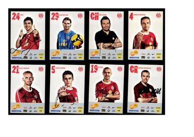 Autogrammkartensatz FSV Mainz 05 2010-11 27 Karten Original Sign(3778)