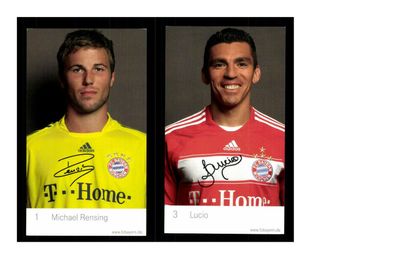 Autogrammkartensatz Bayern München 2008-09 14 Karten (3892)