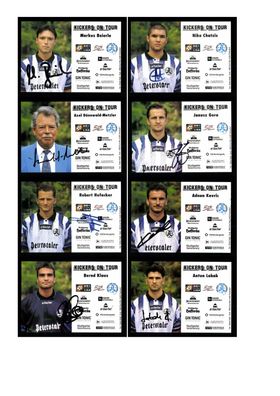 Autogrammkartensatz Stuttgarter Kickers 1996-97 28 Karten Original Signiert(719)