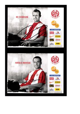 Autogrammkartensatz FSV Mainz 05 2009-10 10 Karten Original Signiert(1252)