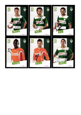 Autogrammkartensatz SpVgg Greuther Fürth 2012-13 12 Karten Original Sign(1289)