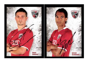 Autogrammkartensatz FC Ingolstadt 2009-10 10 Karten Original Sign(1610)