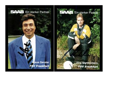 Autogrammkartensatz FSV Frankfurt 1994-95 18 Karten Original Signiert (1670)