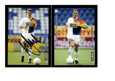 Autogrammkartensatz VFL Bochum 1998-99 7 Karten Original Signiert(1713)