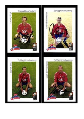 Autogrammkartensatz SpVgg Unterhaching 1999-00 16 Karten Original Signiert(477)
