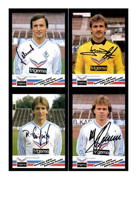 Autogrammkartensatz Waldhof Mannheim 1986-87 16 Karten Original Signiert(480)