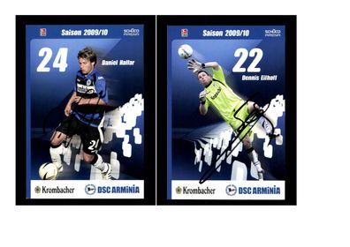 Autogrammkartensatz Arminia Bielefeld 2009-10 13 Karten Original Sign(1964)