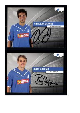 Autogrammkartensatz TSG Hoffenheim 2009-10 5 Karten Original Sign(2172)