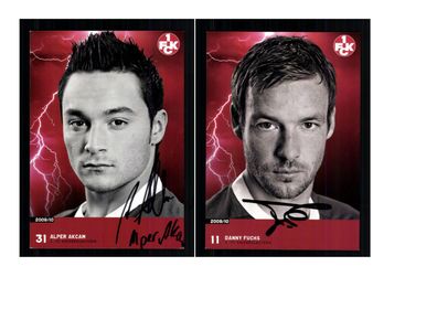 Autogrammkartensatz 1. FC Kaiserslautern 2009-10 10 Karten Original Sign(2490)