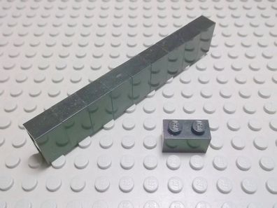 Lego 10 Basic Steine 1x2 hoch schwarz 3004 Set 725 4403 8868 7669 6291