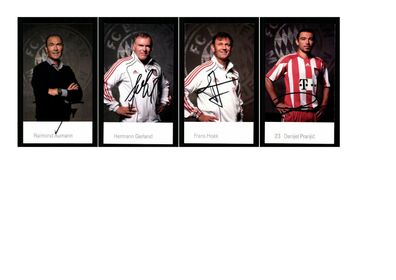 Autogrammkartensatz Bayern München 2010-11 10 Karten Original Sign(2941)