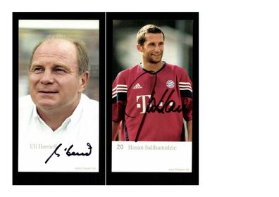 Autogrammkartensatz Bayern München 2003-04 10 Karten Original Sign(2919)
