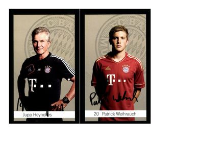 Autogrammkartensatz Bayern München 2012-13 17 Karten Original Sign(2992)