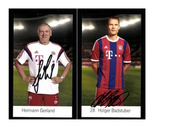 Autogrammkartensatz Bayern München 2014-15 12 Karten Original Sign(3006)