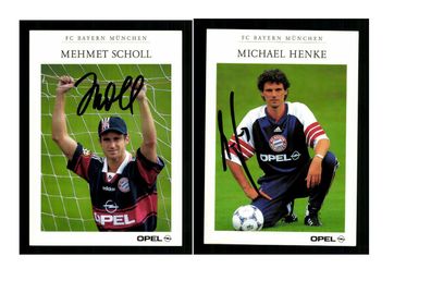 Autogrammkartensatz Bayern München 1998-99 12 Karten Original Sign(3097)