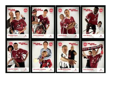Autogrammkartensatz 1 FC Nürnberg 2009-10 29 Karten Original Sign(3301)
