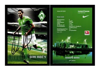 Autogrammkartensatz Werder Bremen 2011-12 11 Karten Original Sign.(3607)